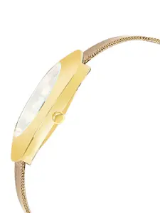 LOREM Men Embellished Dial & Bracelet Style Straps Analogue Watch LR140-CM