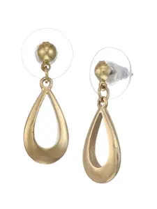 Estele Gold-Plated Geometric Drop Earrings