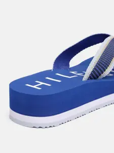 Tommy Hilfiger Women Woven Design Thong Flip-Flops