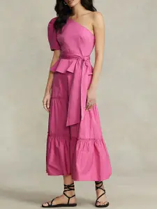 Polo Ralph Lauren Tiered A-Line Pure Cotton Skirt