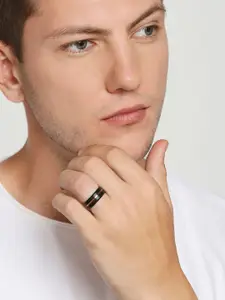 OOMPH Men Set Of 2 Finger Rings