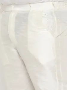 VASTRAMAY Mandarin Collar Regular Kurta with Pyjamas