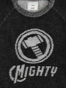 Pantaloons Junior Boys Typography Printed Acrylic Pullover