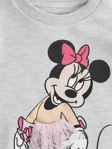 Pantaloons Baby Infants Girls Humour And Comic minnie Mouse Printed Cotton Sweatshirt