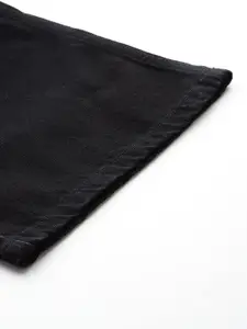 DressBerry Women Relaxed Fit High-Rise Pure Cotton Jeans