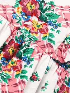 CrayonFlakes Girls Printed Top with Shorts Clothing Set