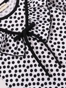 CrayonFlakes Girls Printed Pure Cotton Top with Shorts