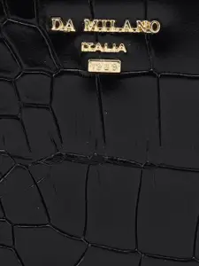 Da Milano Textured Leather Zip Around Wallet