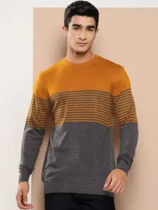 INVICTUS Acrylic Striped Pullover