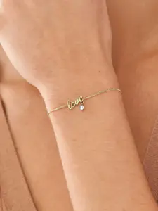 Fossil Women Stainless Steel Link Bracelet