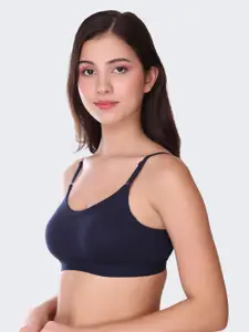 POOJA RAGENEE Full Coverage All Day Comfort Seamless Cotton Workout Bra