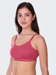POOJA RAGENEE Full Coverage All Day Comfort Seamless Cotton Workout Bra