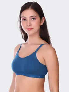 POOJA RAGENEE Full Coverage All Day Comfort Seamless Cotton Workout Bra
