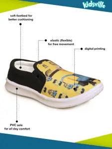 Kids Ville Boys Minions Printed Canvas Shoes