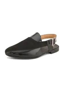 House of Pataudi Men Buckled Comfort Sandals