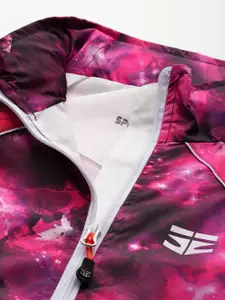 Sports52 wear Printed Hooded Rain Jacket