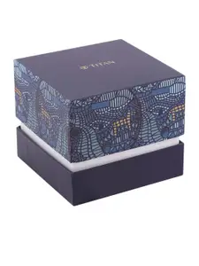 Titan Women Special Edition Embroidered Dial & Leather Straps Analogue Watch 2661YL01