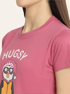 BAESD Pack Of 3 Conversational Printed Cotton T-shirt