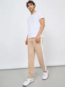 Styli Men Cotton Relaxed Fit Track Pants