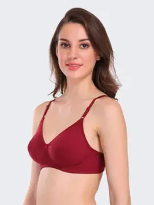 POOJA RAGENEE Non-Wired Non-Padded All Day Comfort Seamless Cotton T-Shirt Bra