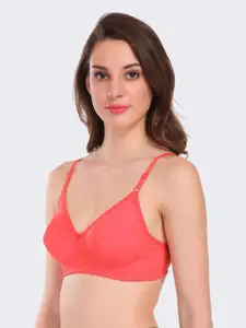 POOJA RAGENEE Non-Wired Non-Padded All Day Comfort Seamless Cotton T-Shirt Bra