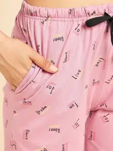 Sweet Dreams Geometric Printed Pure Cotton Night suit