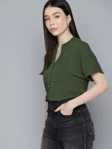 Chemistry Women Textured Effect Casual Shirt