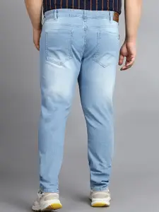 Urbano Plus Men Regular Fit Mid-Rise Light Fade Stretchable Jeans