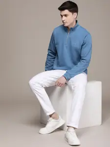 French Connection Mock Collar Sweatshirt