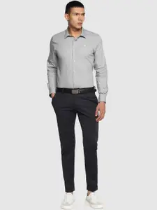 Blackberrys TechPro  Men Skinny Fit Low-Rise Formal Trousers