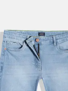 Allen Solly Junior Girls Regular Fit Denim Shorts