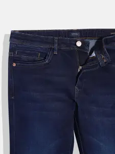 Allen Solly Junior Boys Skinny Fit Light Fade Printed Stretchable Jeans