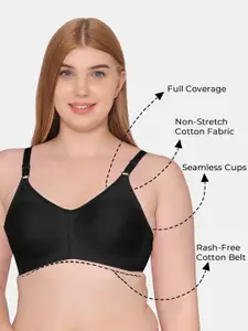 Souminie Full Coverage All Day Comfort Seamless Cups Cotton Bra