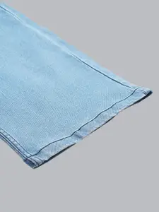 BAESD Women Flared High-Rise Stretchable Jeans