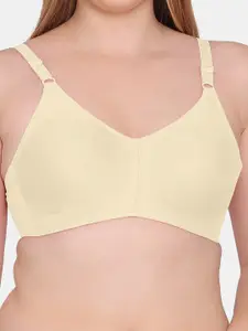 Souminie Pack Of 2 All day Comfort Half Coverage Non Padded Cotton Bra