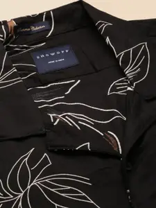 SHOWOFF Printed Slim Fit Shirt With Shorts