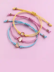 EL REGALO Girls Set Of 3 Wraparound Bracelets