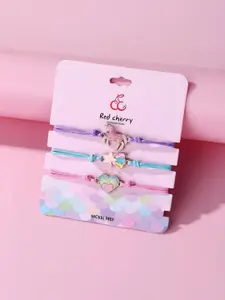 EL REGALO Girls Set Of 2 Wraparound Bracelets