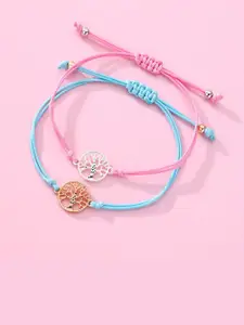 EL REGALO Girls Set Of 2 Wraparound Bracelet