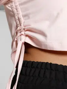 Puma Women Drawstring Fashion Cotton T-Shirt