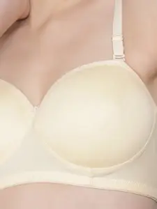 Imsa Moda Non-Wired Lightly Padded All Day Comfort Seamless T Shirt Bra