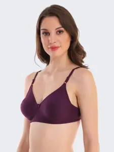 POOJA RAGENEE Full Coverage Non-Padded Non-Wired Cotton Everyday Bra