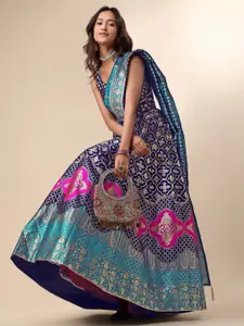 PURVAJA Ready to Wear Lehenga & Unstitched Blouse With Dupatta