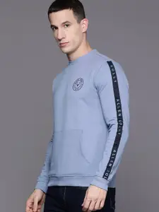 Allen Solly Brand Logo Printed Contrast Taping Detailed Sweatshirt