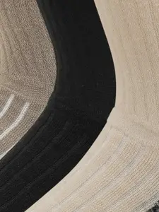 Supersox Men Pack Of 3 Calf-Length Compression Cotton Cushion Socks