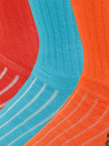 Supersox Men Pack Of 3 Calf-Length Compression Cushion Socks