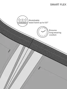 Arrow Sport Men Skinny Fit Low-Rise Regular Trousers