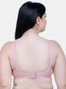 MAROON Full Coverage Seamless Non Padded Cotton Bra MSK-414-P