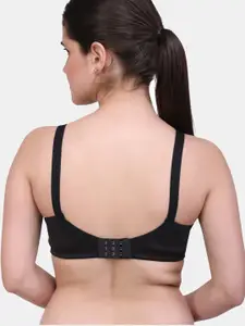 MAROON Full Coverage Non Padded Bra