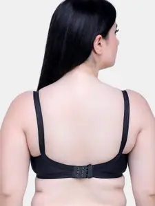 MAROON Full Coverage All Day Comfort Supper Support Cotton Minimizer Bra